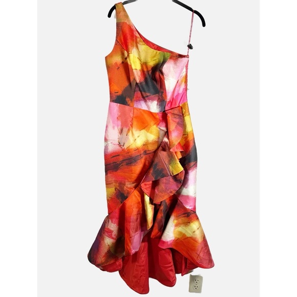 NWT Theia Evening Gown Size 8 cocktail event weddingguest hilo dress - Picture 1 of 13